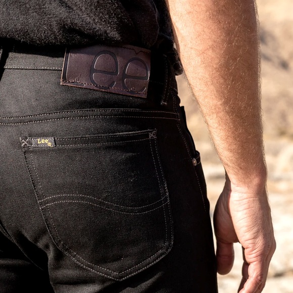 Lee 101 Rider 13 oz Black Selvedge Denim Jean - Picture 2 of 16